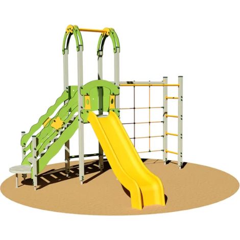 Villaggio Pongo 940M SG Giochipark scala gradini torretta scivolo H150cm EN 1176