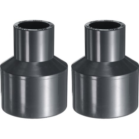 2Pcs PVC Réduction Raccord 1-1/2 x 3/4" Augmentation/Réduction Raccord Tuyau Raccords Adaptateur DWV Conduit Réducteur pour Égout Plomberie Drain Tuyau Eau Fournitures (1/5)