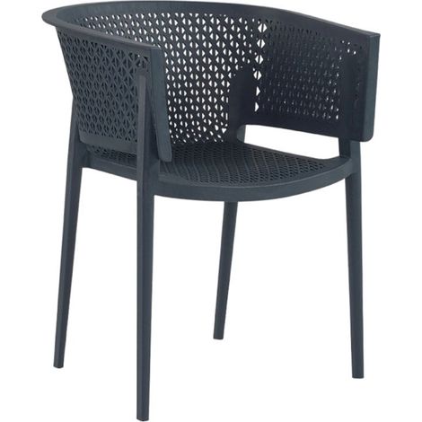 Fauteuil FREEDOM en polypropylène style contemporain pour extérieur