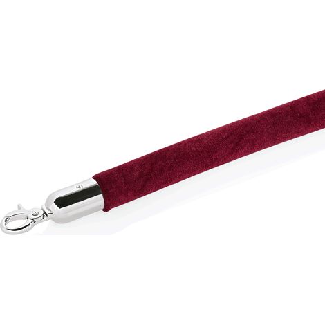 Corde de Barrière en Chrome bordeaux violet L 1500 mm Ø 32 mm - Was Germany
