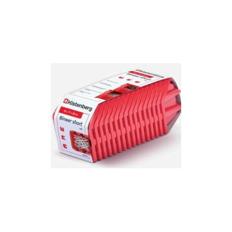 Kistenberg kuwety 10 bineer short 16szt. czerwone 92x77x60mm