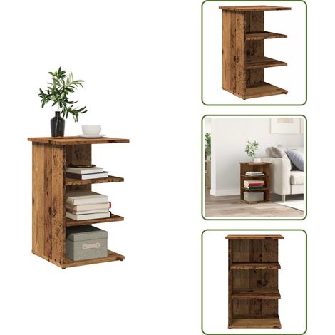 Sideboard Altholz-Optik 35x35x55 cm Holzwerkstoff - Sideboard - Sideboards - Schrank - Schränkchen (1/5)