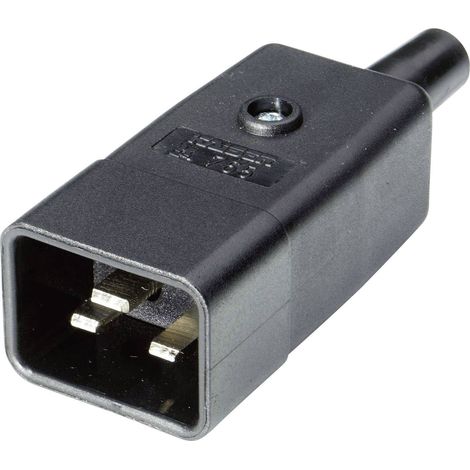 Connectique pour appareils réfrigérants série (connecteur réseau) 765 Martin Kaiser 765/sw/C mâle, droit Nombre total de pôles: 2 + PE 16 A noir D17877 (1/5)