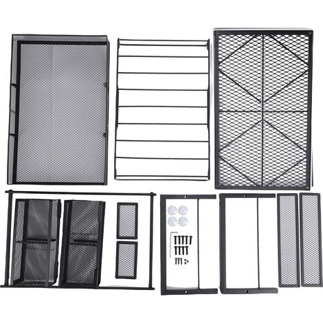 Porte-capsules de café à 2 niveaux avec tiroirs coulissants, idéal pour le comptoir de cuisine ou comme coin café. Noir ajouré. (1/5)