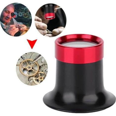 Loupe D\'horloger Loupe pour horloger 10X loupe oculaire Bijoux Loupe bijoutiers oculaire Lunettes Loupe Pour Bijoutier Loupe de-Ywey (1/4)