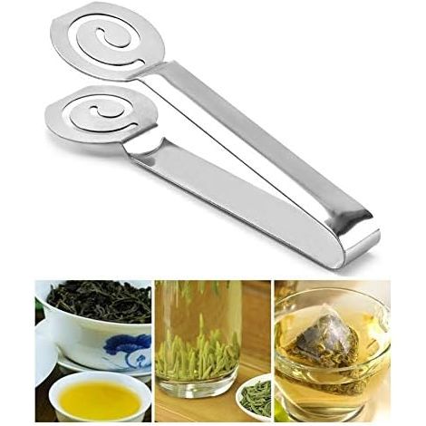 Pince à sachets de thé, pince à sachets de café, support pour sachets de thé ou de sucre, outils de cuisine et de bar (1/5)
