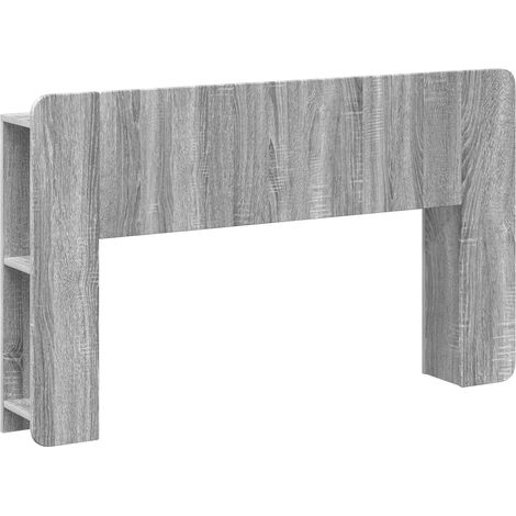 Maison Exclusive - Testata del letto Grigio Sonoma Legno ingegnerizzato