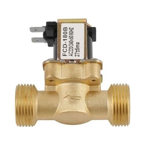 Magnetventil, bidirektionaler Wassereinlass G3/4 N/C Elektronisches Magnetventil, normalerweise geschlossen, Wechselstrom 220 V 240 V FCD-180B (1/5)