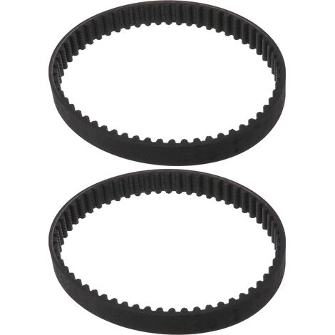 2x Courroies d'entraînement de Scarificateur en Caoutchouc HTD295-5M-12 Courroie de Distribution à Boucle Fermée 59 Dents Compatible avec Craft Top Craft et Einhell Royal (1/5)