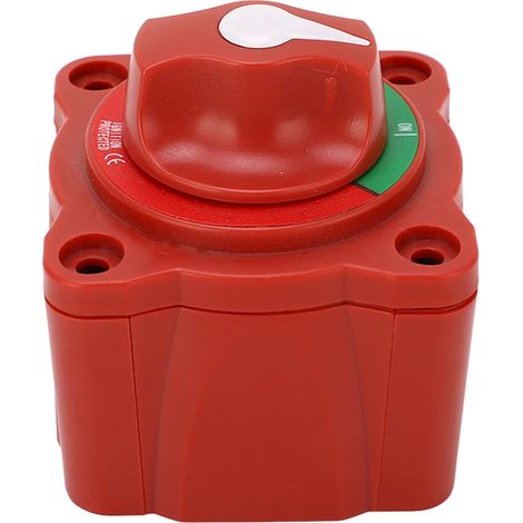 Interrupteur de batterie pour bateau avec bouton marche/arrêt ignifugé, circuit unique, 48 V CC, 300 A (1/5)