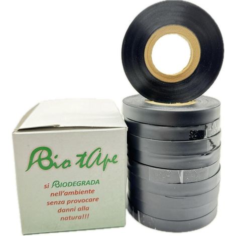 Nastro Per Legatrice Biodegradabile Nero Confezione 10 Rotoli