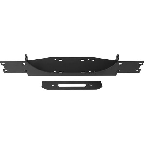 Support de treuil pour Jeep Wrangler JL/JLU et Gladiator JT (2018-2023) - Capacité de 5443 kg,acier en noir,2 trous de montage (1/5)
