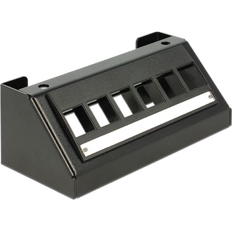 Soporte rack para conectores multimedia tipo panel DELOCK - Keystone