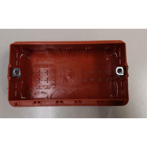 BION Scatola 504 rettangolare portafrutti da incasso bion - 4 posti inserto metallo (1/2)