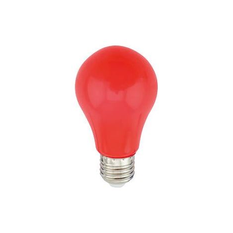 Bombilla LED estándar 1W E27 Rojo (1/2)