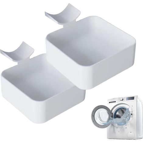 Sollbry Bac à Eau,Bac de Vidange Récupération d'Eau Anti-Fuite pour Machine à Laver à Chargement Frontal, Installation Facile,Convient pour Appartement（2PC） (1/5)