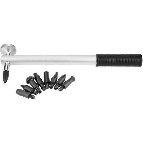 9-teiliges Werkzeugset zur lackschadenfreien Ausbeultechnik und Dellenentfernung, inklusive Ausbeulhammer (1/5)
