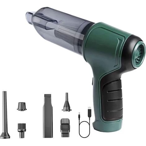 Aspirateur Voiture sans Fil Itutn, Mini Aspirateur Portable 3-en-1, Nettoyeur Multifonction pour Auto, Maison, Bureau, Puissant et Léger (1/5)