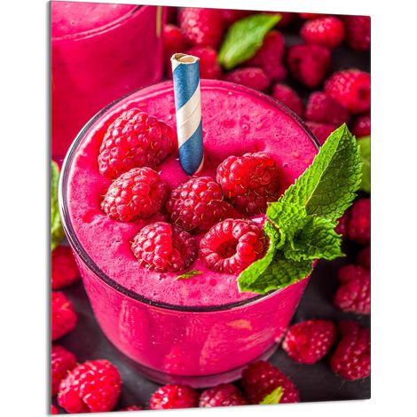 Glasschneidebrett 40x52 Himbeeren