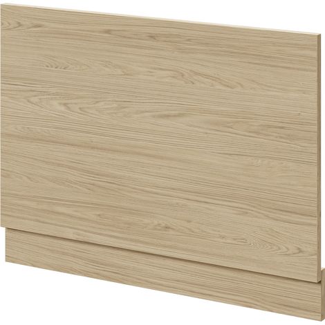 Napoli Light Oak 750mm End Bath Panel with Plinth - 750mm -