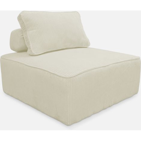 Módulo para sofá modular de pana, 1 plaza