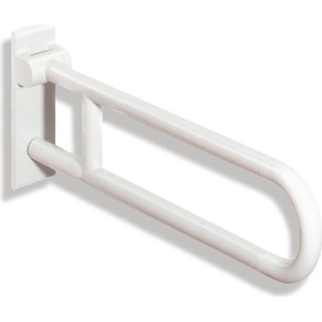 Stützklappgriff Ser 801, L:850mm, Stahlkern reinweiß (1/5)