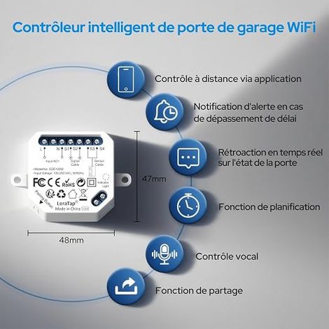 Garage Door Opener, Door Switch, Remote Controlled Switch, Module Kits for Sliding Gate (1/4)