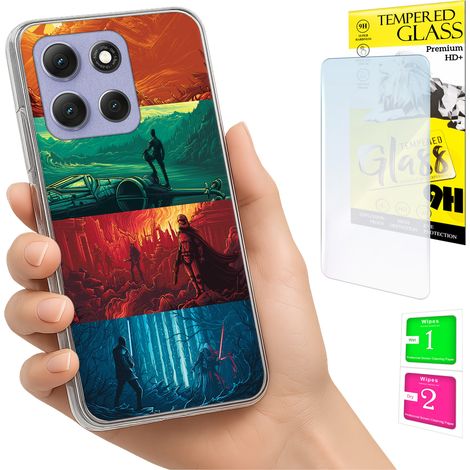 Funda para Motorola Moto G86 Power, carcasa trasera con foto y cristal 9H. (1/5)