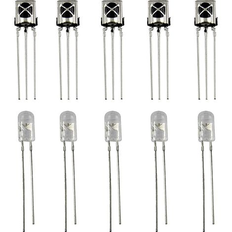 5 paires de diode infrarouge émetteur et récepteur IR (1/4)
