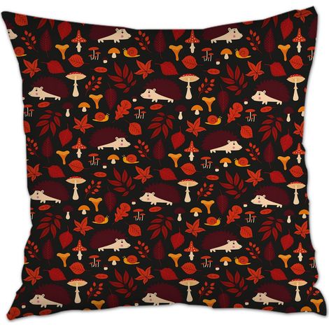Housse de coussin 45x45 cm carrée facile d'entretien pour canapé chambre salon (1/5)