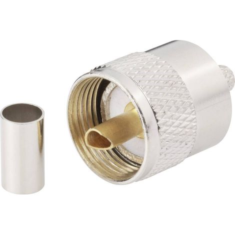 BKL Electronic 0406074 0406074 Connecteur UHF mâle, droit 50 Ω 1 pc(s) D19407 (1/2)