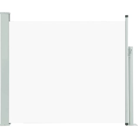 Tenda Laterale Retrattile per Patio 100x300 cm Crema vidaXL