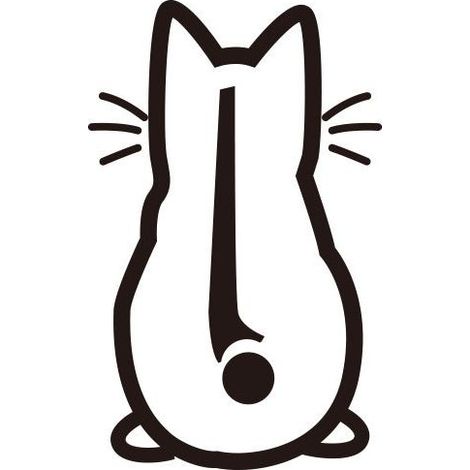 Autocollant pour essuie-glace de chat, autocollant de pare-brise de chaton de dessin animé drôle, autocollants d'animaux pour fenêtre de voiture, autocollants décoratifs pour ordinateur de voiture (1/5)