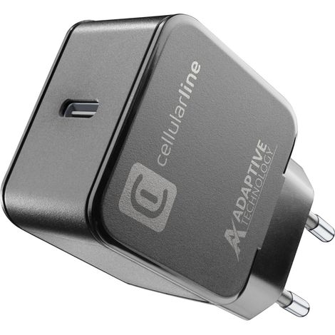 Cellularline USB-C Charger 15W Universal Schwarz AC Drinnen