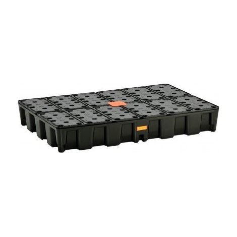 Bac De Rétention Pe 120l Rétention Modulaire Avec Caillebotis Pe - Cemo France