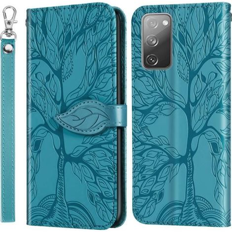 Pour Samsung Galaxy S20 FE 5G Housse, avec Support Téléphone Protection Housse Samsung Galaxy S20 FE 5G (6.5") - Bleu (1/4)
