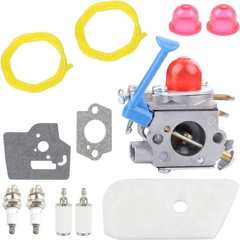 Carburatore 128LD con kit di regolazione del filtro dell'aria per decespugliatore Husqvarna 28cc 128CD 124L 125L 125LD 125R 125RJ 128C 128L 128LD 128LDX 128R 128RJ 128DJX