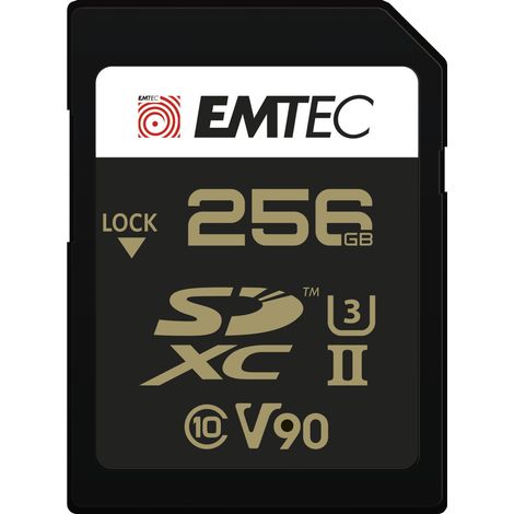 Emtec SDXC 256GB UHS-II V90 SpeedIN Pro+ (1/2)