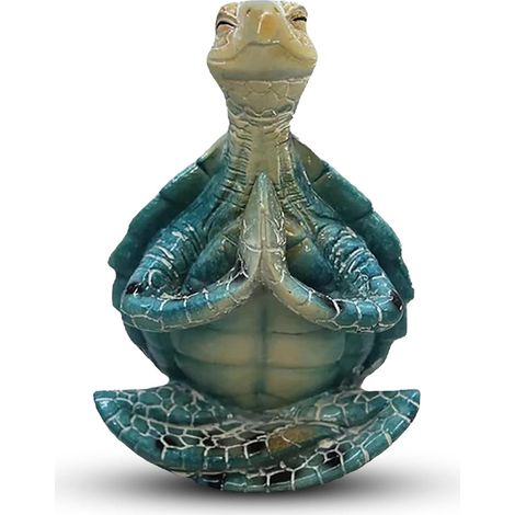 Yoga-Schildkröte, Meditationsfigur, Wohndekoration, Kreative Meditation