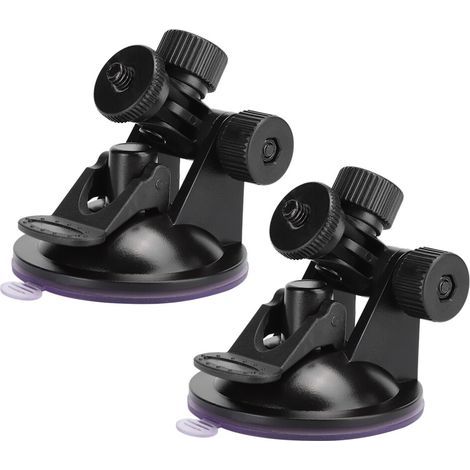 Adapté aux supports d'équipements de surveillance automobile et aux caméras embarquées, avec rotation à 360 degrés et ventouses réutilisables. (1/2)