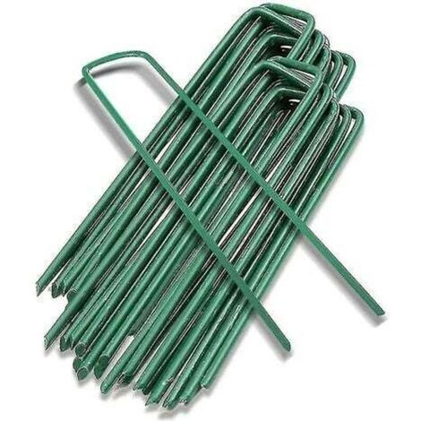 Garden Staples U Shaped Steel Pins Ground Stakes Pegs Spikes,20pcs (1/3)