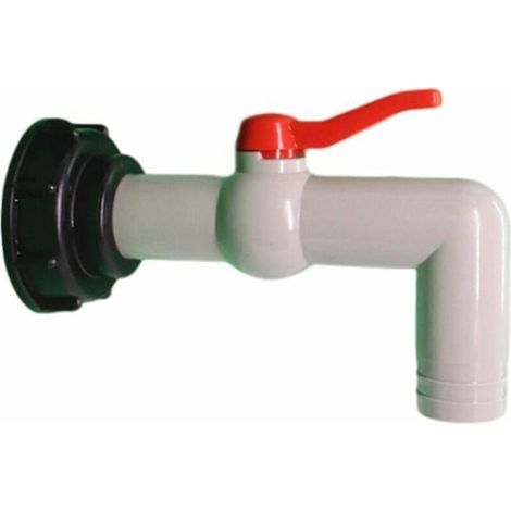 Adaptateur Robinet IBC Cuve 1000 L Raccord Fileté 60 mm Embout Sortie 32 mm Idéal Jardinage Stockage Industriel (1/4)