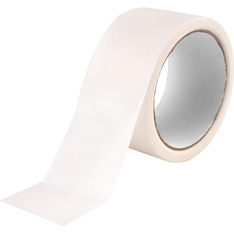 50 mm x 20 m Ruban de Masquage de Peinture Multi-Surfaces, Ruban de Masquage Blanc Amovible Adhésif Sans Laisser de Résidus, pour Dessin, Peinture, Étiquetage, Décoration et Emballage D'artisanat (1/5)