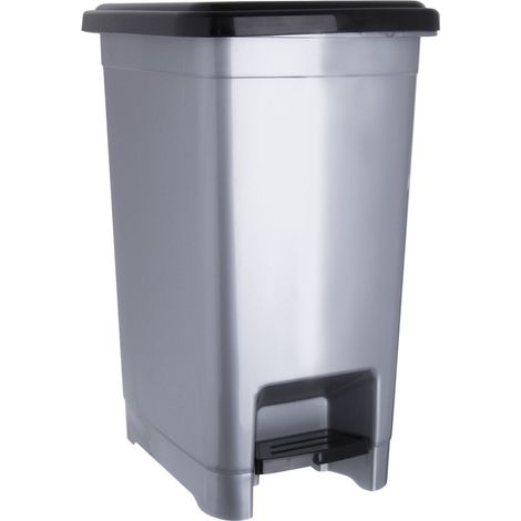 Schmaler Tretabfalleimer, 25 l (1/5)