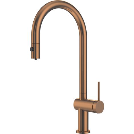 IMEX GOS006/ORC LAZIO Grifo Cocina Extraible Con Osmosis Oro Rosa Cepillado - ref: GOS006/ORC (1/2)