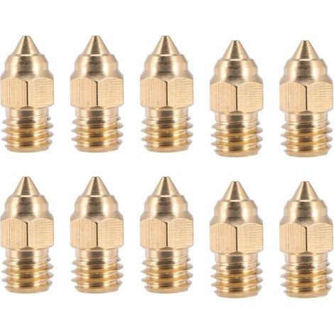 10 PièCes SéRies -6 SE 0.4 MM Buse Hotend Buses pour -10 V2 -3 -5 SéRie D'Imprimante 3D (1/4)