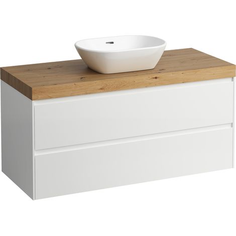 LAUFEN LANI encimera de lavabo roble silvestre incl. mueble bajo