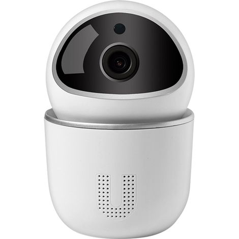Caméra de surveillance sans fil WiFi 1080p HD avec vision nocturne, interphone bidirectionnel et fonction de surveillance de la sécurité domestique. Compatible avec la prise Tuya 100-240 V. (1/5)