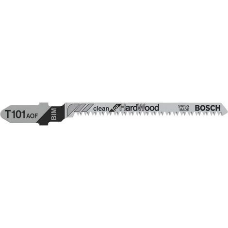 Bosch T 101 AOF Clean lame per seghetto alternativo 3 pezzi metallico