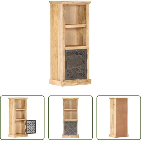 Armoire haute - Buffet avec porte 45x32x110 cm Bois de manguier solide (1/5)